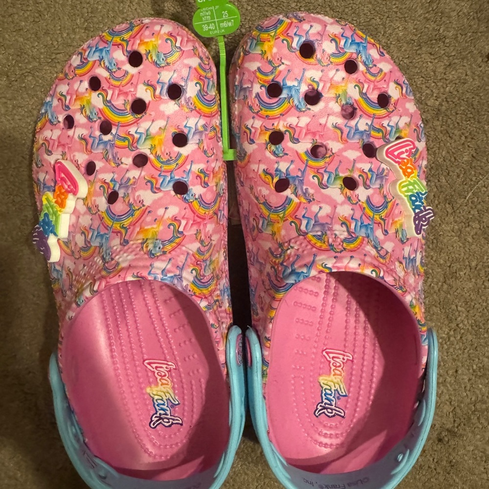 CROCS Pink Unicorn Kids Sandals